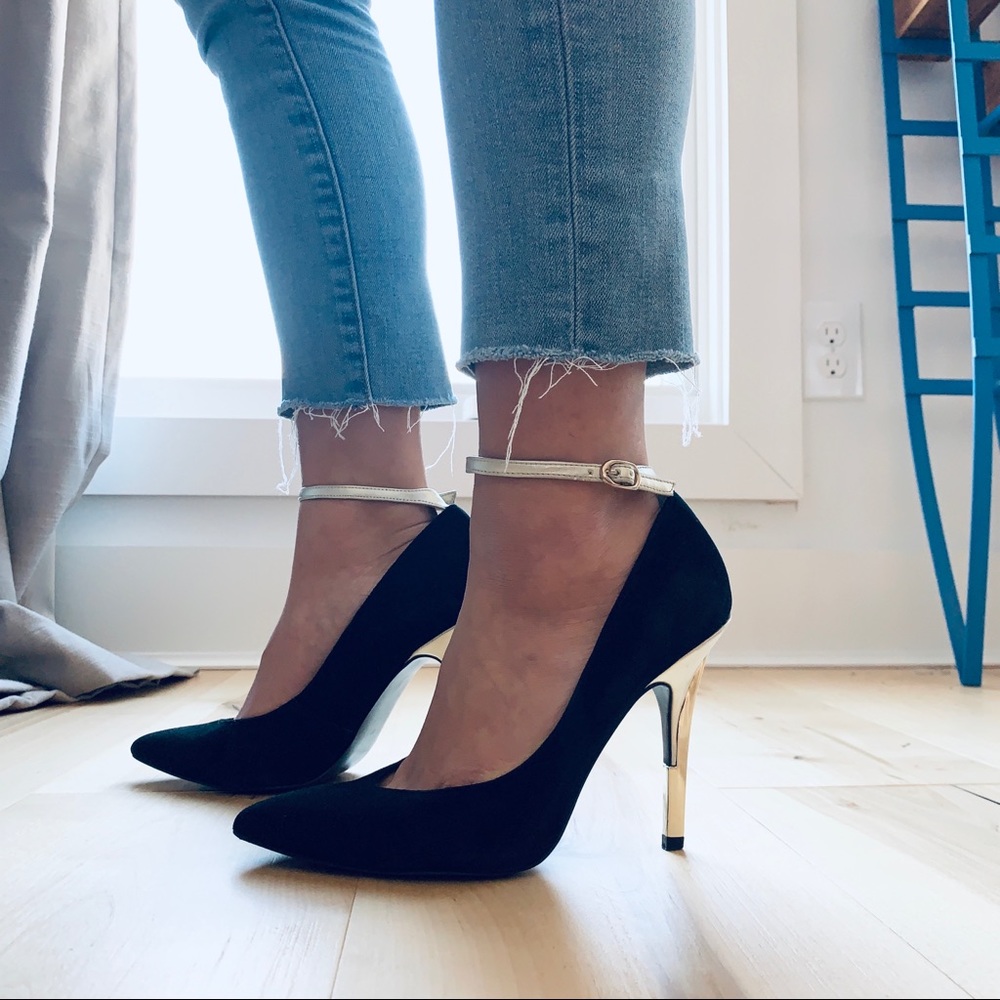Guess Ankle Strap Heels